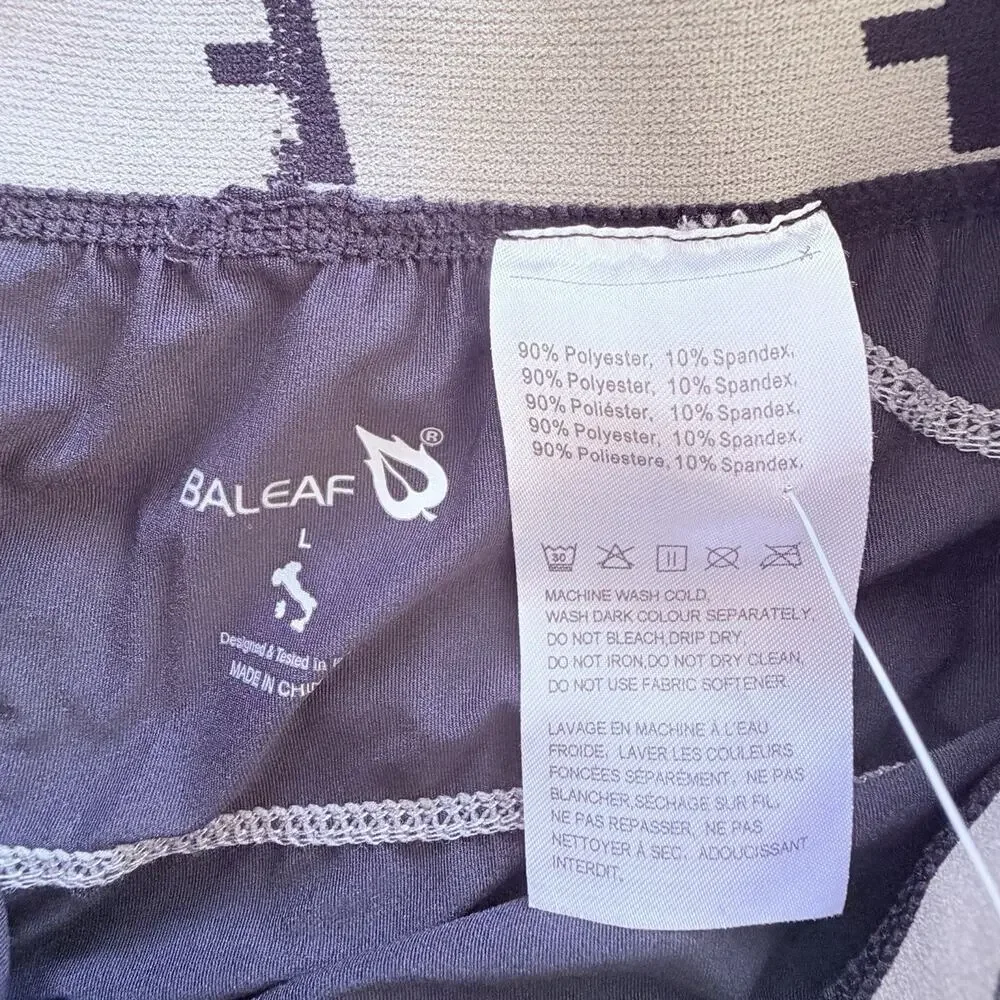 New Baleaf Mens 3D Padded Cycling Shorts Sz L Breathable Mesh NWT